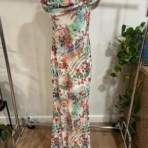 Anthropologie Floral Maxi Dress - Multicolor